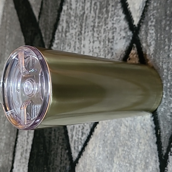 STARBUCKS 2021 GOLD 20 OZ STAINLESS STEEL TUMBLER & SIGNATURE COFFEE CUP - Picture 7 of 15